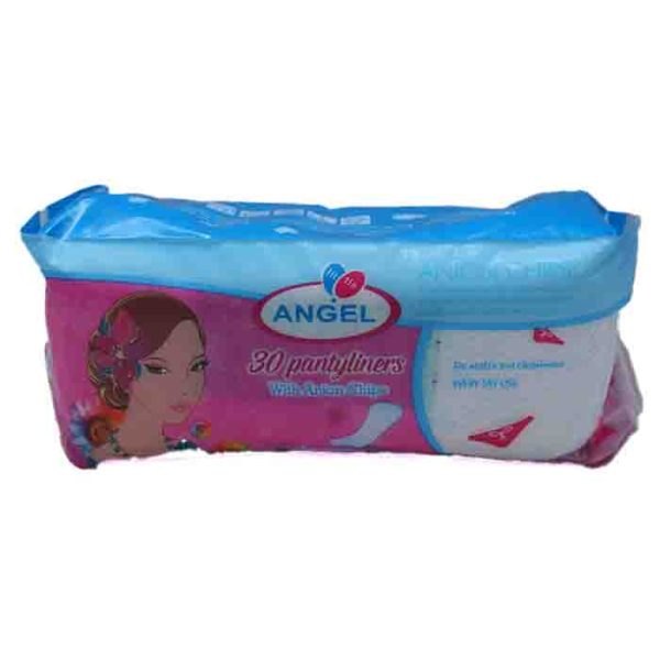 Angel 30 Pantyliners with Anion Chips