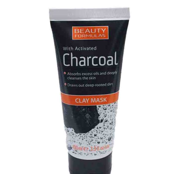 Beauty Formulas Activated Charcoal Clay Mask 100ml