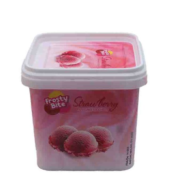 Frosty Bite Strawberry Flavoured Ice Cream 550ml