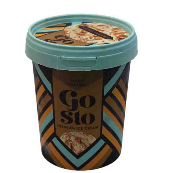 Go Slo Premium Salted Caramel Ice Cream 460ml