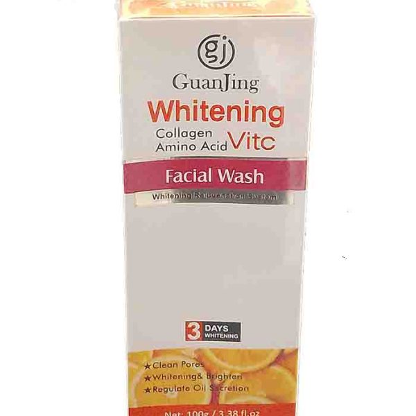 Guanjing Whitening Collagen Amino Acid Vit C Facial Wash 100g
