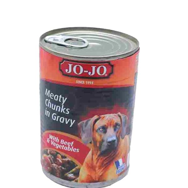 JO JO Meaty Chunks in Gravy with Beef and Vegetables Wet Dog Food 400g.jpg