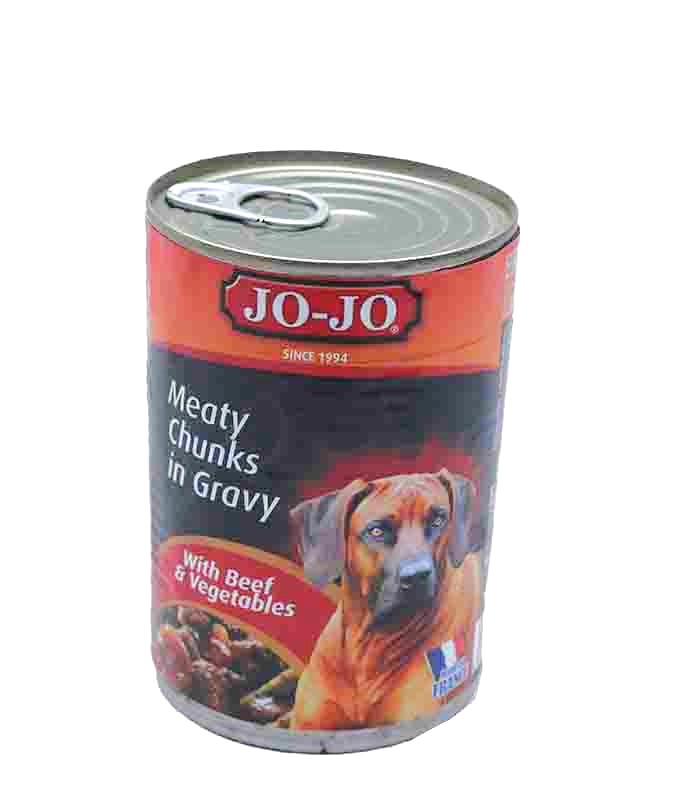 JO JO Meaty Chunks in Gravy with Beef and Vegetables Wet Dog Food 400g.jpg