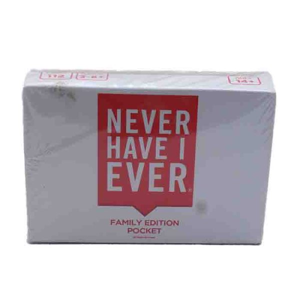 Never Have I Ever Family Edition Pocket Card Game