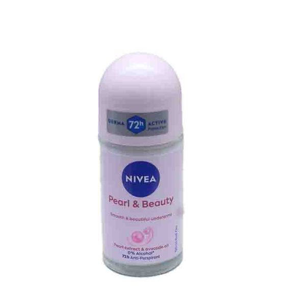 Nivea Pearl And Beauty Pearl Extract & Avocado Oil 72h Anti Perspirant Roll On 50ml