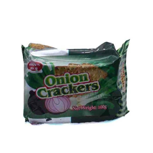 Owen's Rich Onion Crackers 100g