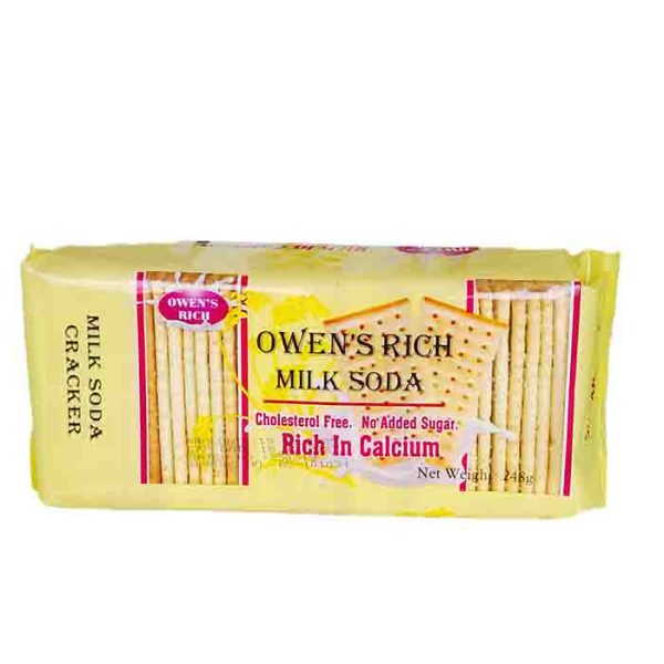 Owens Rich Milk Soda Cracker 248g