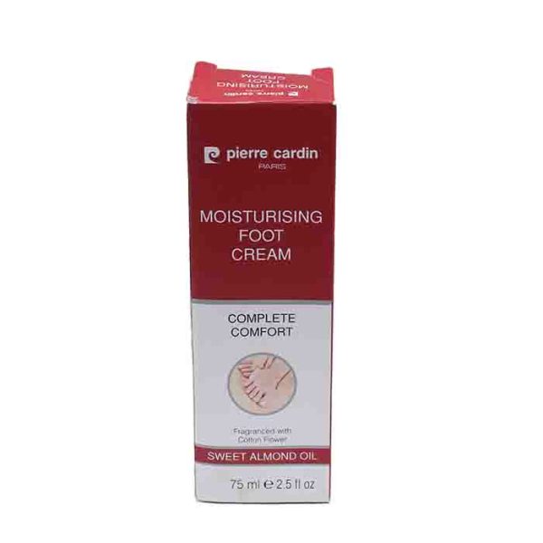 Pierre Cardin Moisturising Foot Cream Complete Comfort Sweet Almond Oil 75ml
