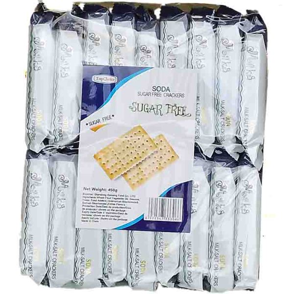 TopChoice Sugar Free Milk Salt Crackers 450g