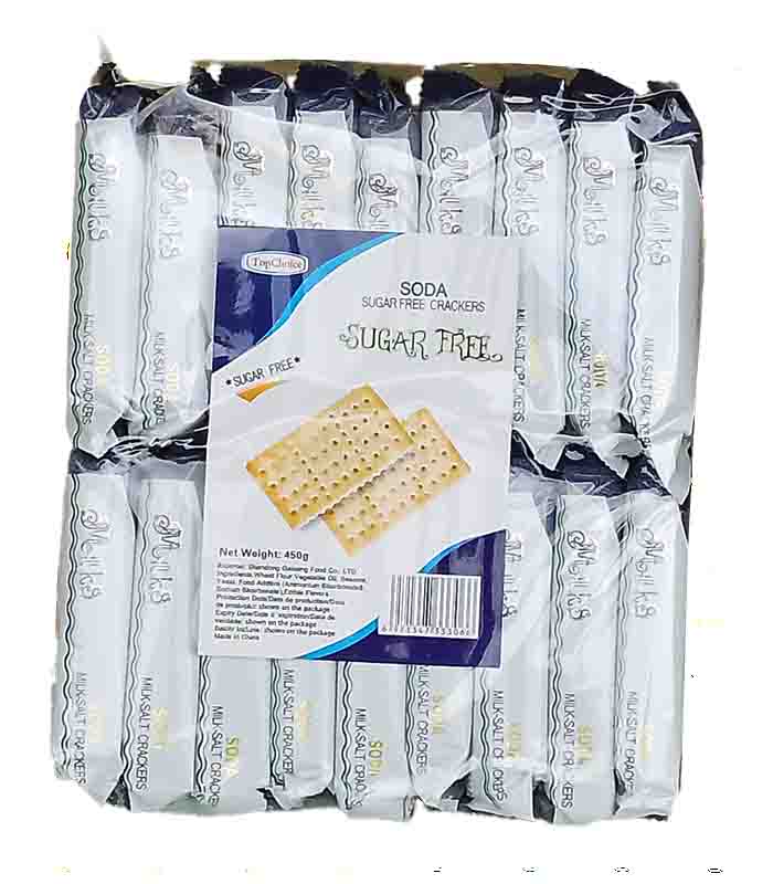 TopChoice Sugar Free Milk Salt Crackers 450g