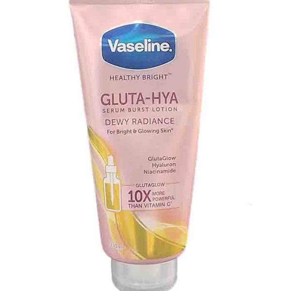 Vaseline Healthy Bright Gluta Hya Serum Burst Lotion with Dewy Radiance 330ml