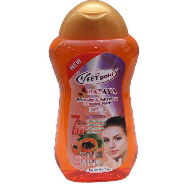 Veet Gold Papaya Cleansing Toner SPF15