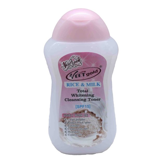 Veet Gold Rice Milk Cleansing Toner SPF15