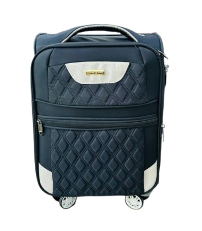 Graphite Black Diamond-Quilted Expandable Luggage Small Graphite Black Diamond-Quilted Expandable Luggage Small.jpg