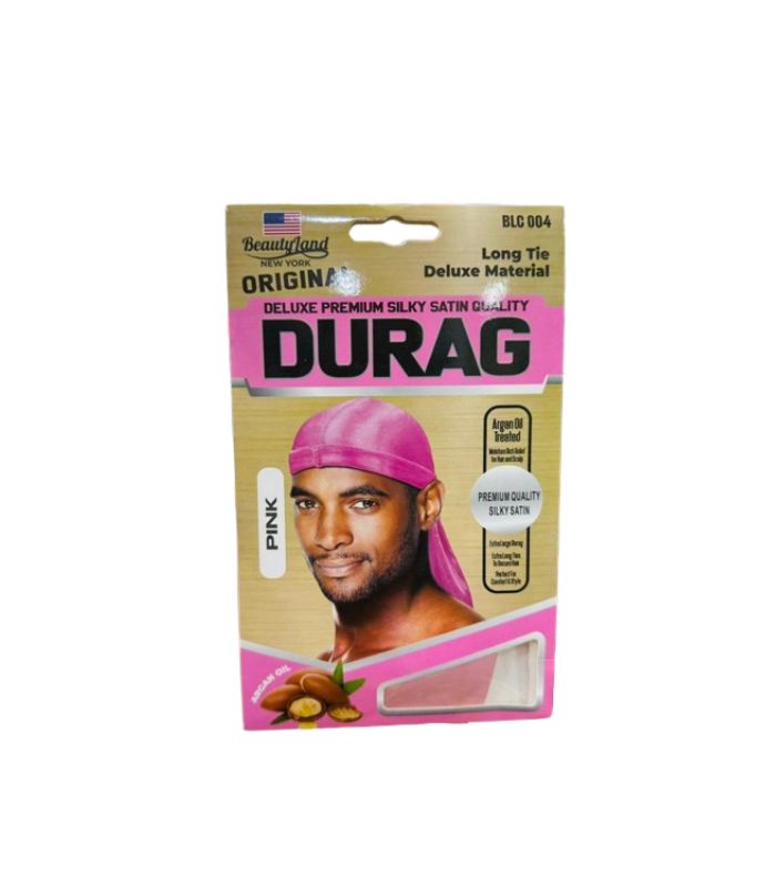 Beautyland New York Original Deluxe Premium Silky Satin Quality Durag (Pink) Beautyland-New-York-Original-Deluxe-Premium-Silky-Satin-Quality-Durag-Pink.jpg