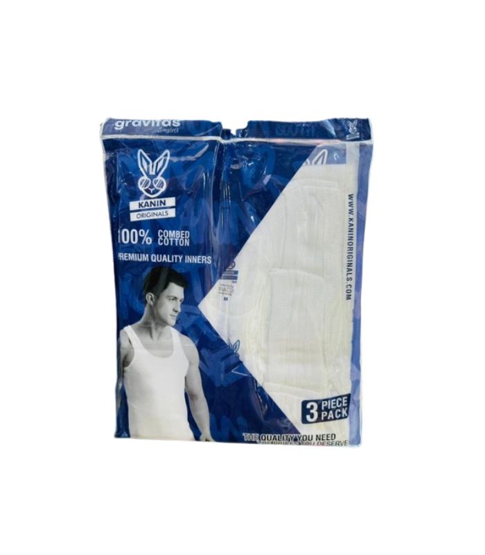 Kanin Originals 100% Combed Cotton 3 Piece Pack Singlet (Blue Pack) Kanin Originals 100% Combed Cotton 3 Piece Pack Singlet (Blue Pack).jpg