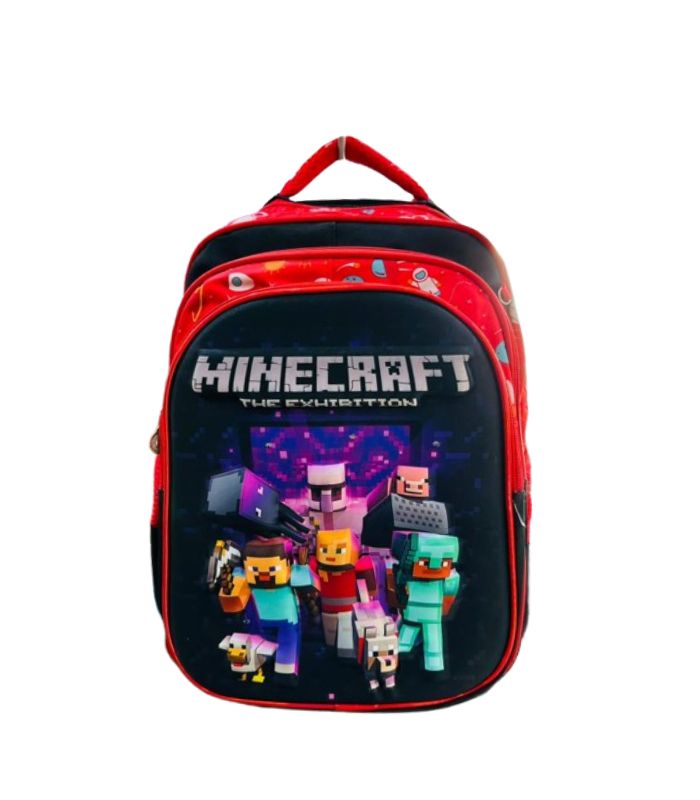 Minecraft The Exhibition Green Pixel Block School Backpack.jpg