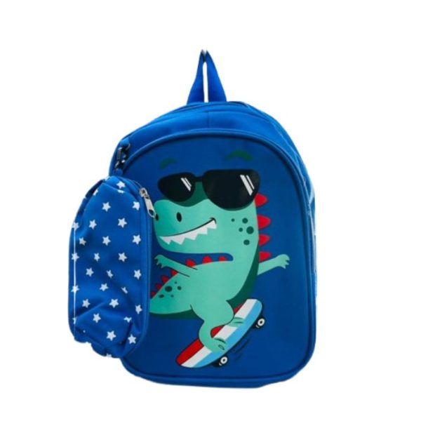 Skater Dinosaur Backpack with Matching Pencil Case.jpg