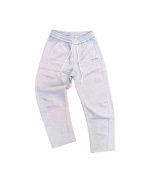 Acne Studios Mini Logo Relaxed Fit Sweatpants Light Grey Melange.jpg
