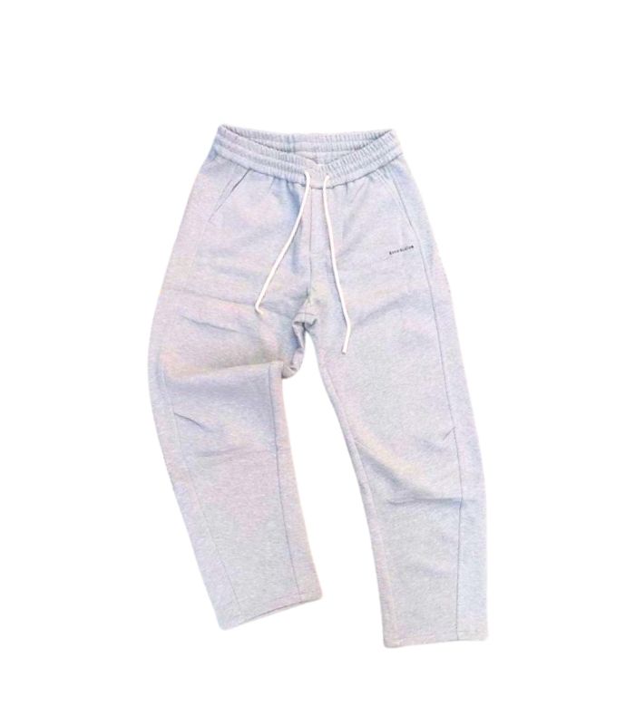 Acne Studios Mini Logo Relaxed Fit Sweatpants Light Grey Melange.jpg