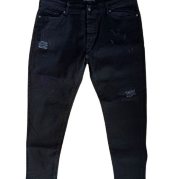 Jet Black Distressed Skinny-Fit Italian Denim.jpg
